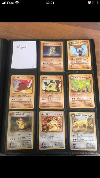 Pokemon cartes Rocket jap