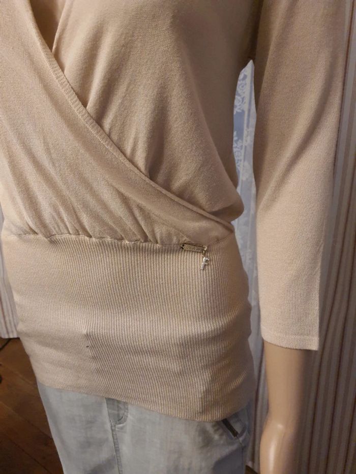Pull Beige Fracomina taille S - photo numéro 6