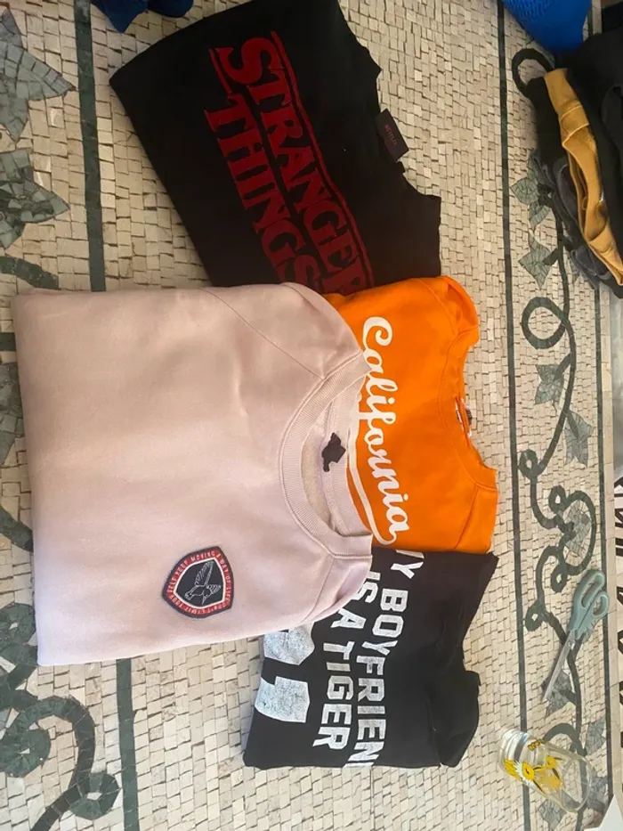 Lot de 4 Sweat S