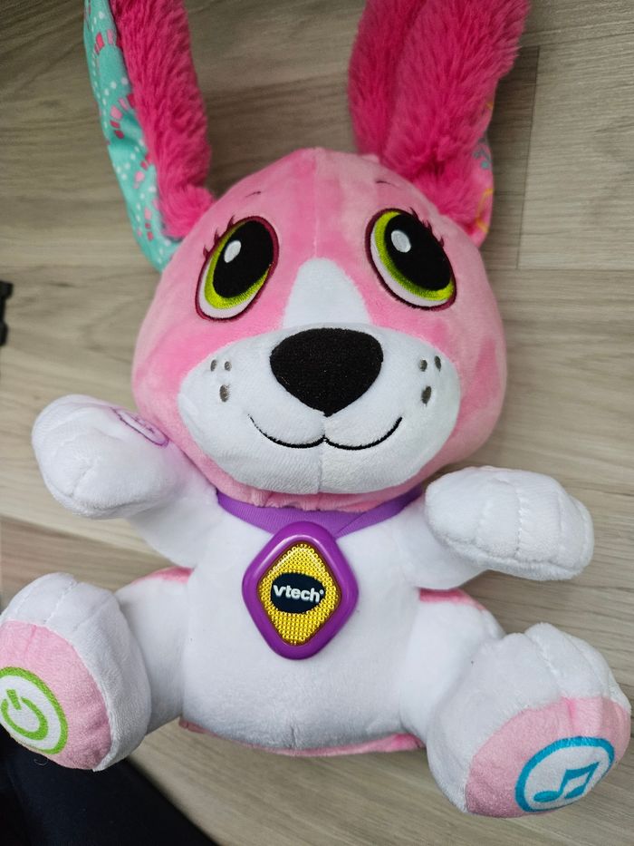 Mon animal peluche interactive rose - photo numéro 3