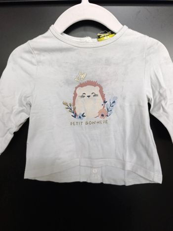 Tee shirt manches longues 6M