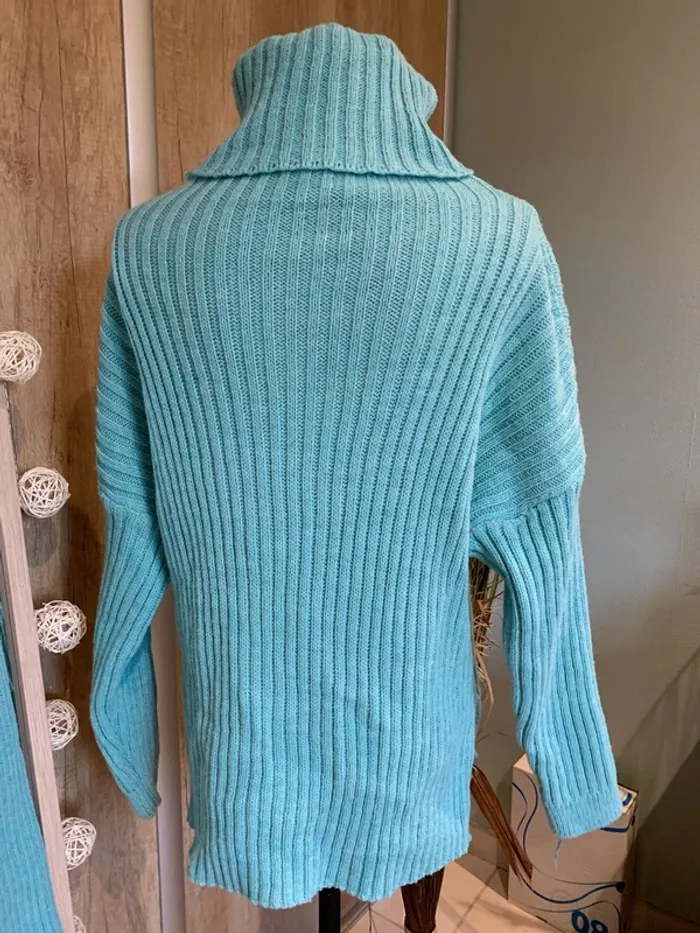 Très bel ensemble legging et pull col roulé en maille femme - photo numéro 4