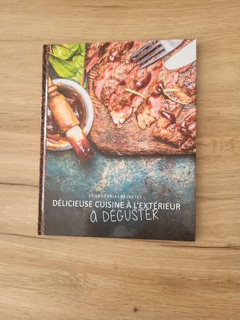 Livre cuisine à l'extérieur