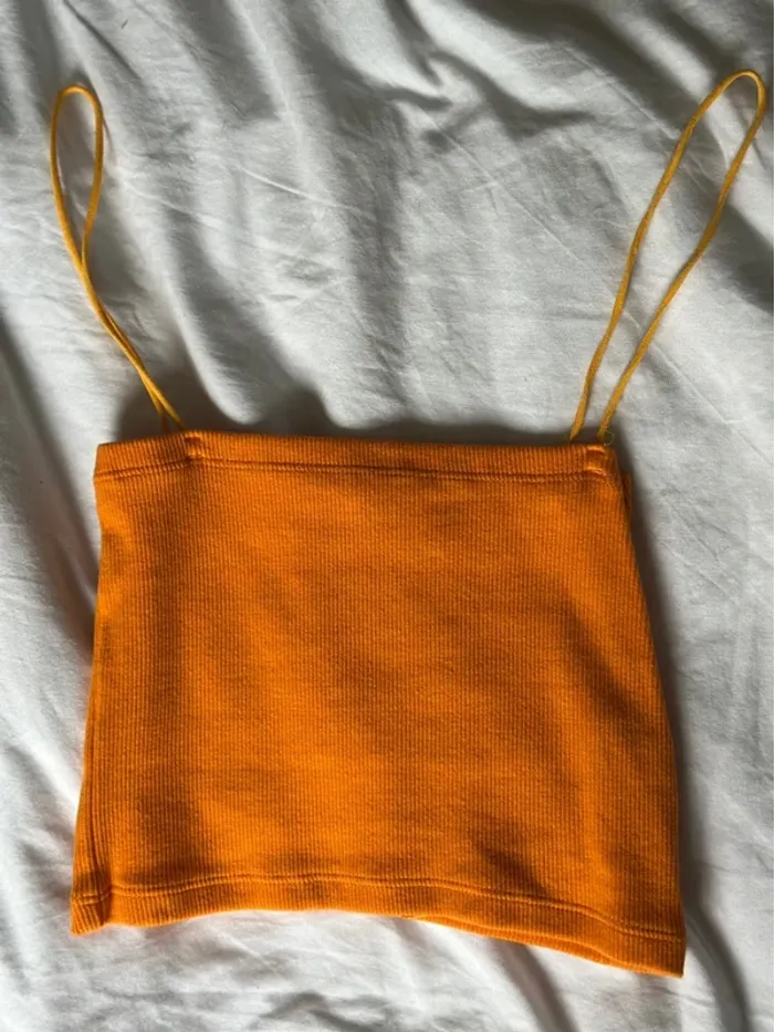 crop top à bretelles Zara taille M