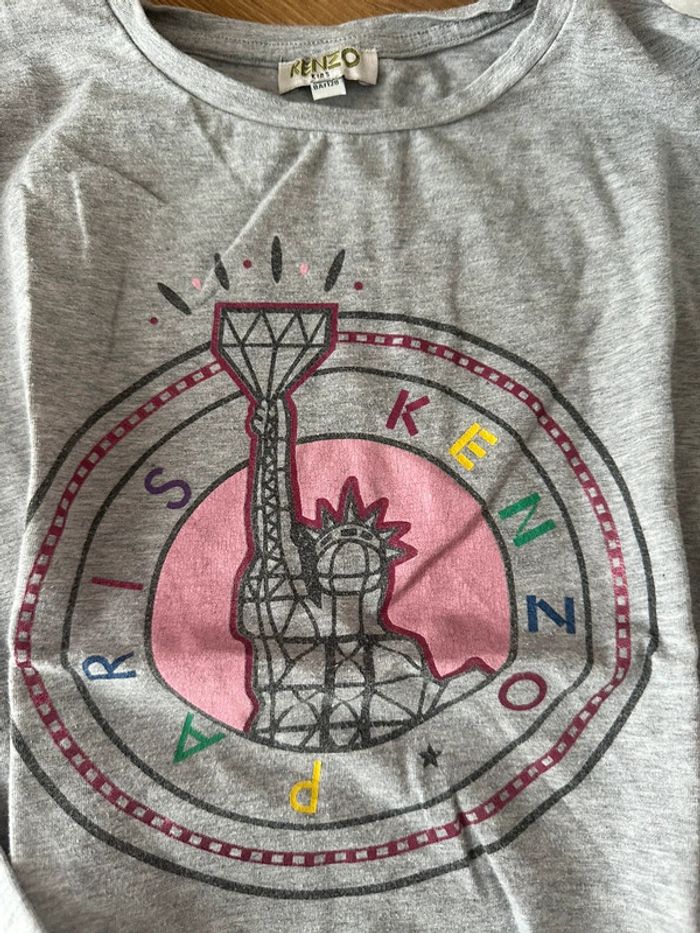 T-shirt ML Kenzo 8 ans - photo numéro 2