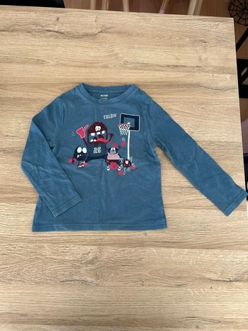 T-shirt manches longues garçon taille 3 ans Kiabi 