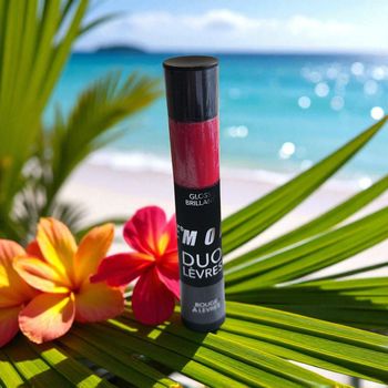 Duo lèvres rouge à lèvres + gloss brillant rouge 07 Modelite