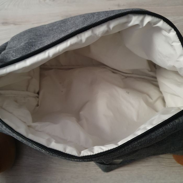 Sac à langer bandoulière gris - photo numéro 6