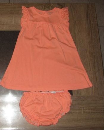 Robe avec culotte ébouriffée 24 mois creeks