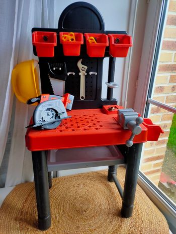 Établi enfants Black et Decker Smoby 