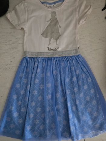 Robe 100 ans disney reine Elsa 6 ans
