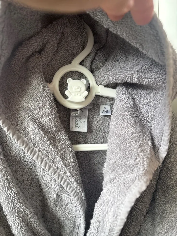 Ensemble peignoir et serviette enfant Sensei 2A panda - photo numéro 5