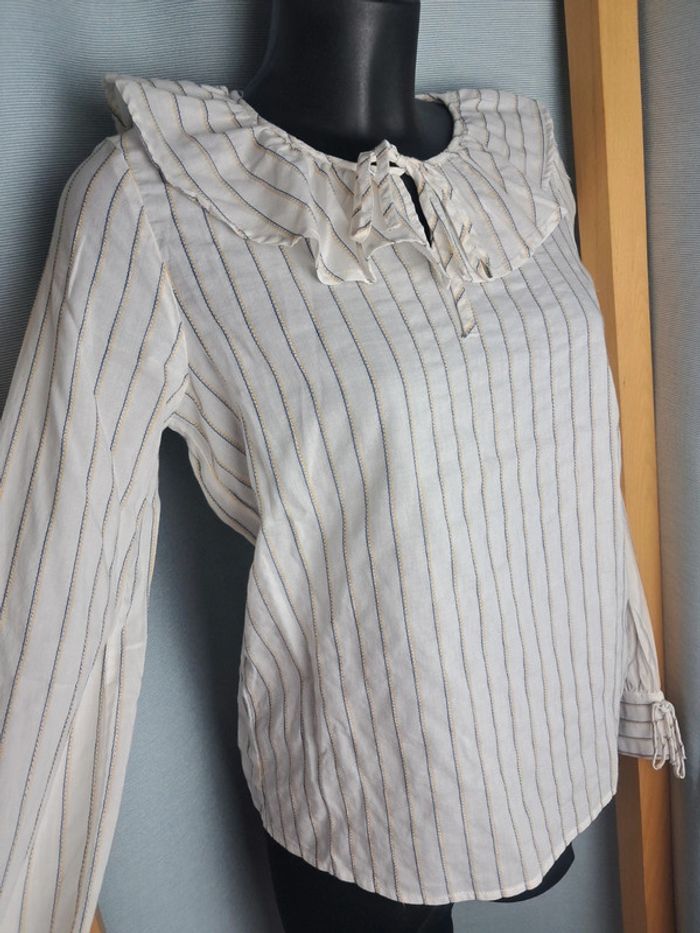 Balzac blouse T 36/38 en tbe - photo numéro 2