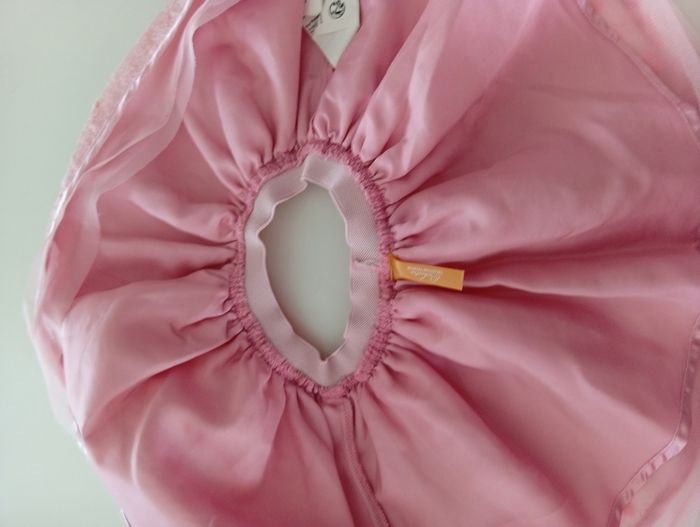 Jupette rose en tulle et tissu orchestra 6mois - photo numéro 3