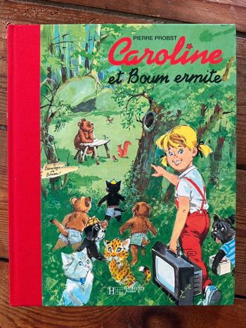 Moyen 1 - Livre édition limitée reliure rouge Caroline et Boum ermite Pierre Probst bd