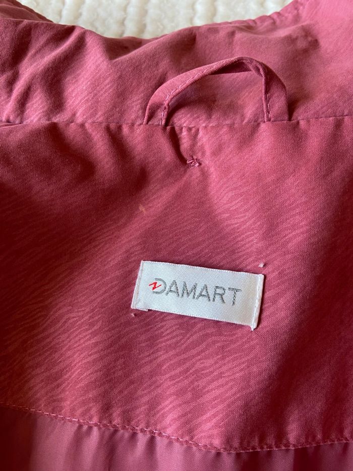 Magnifique veste à capuche bordeaux Damart - photo numéro 9