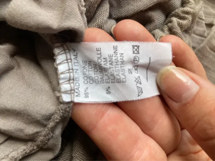 Pantalon fluide taille et chevilles élastiques - photo numéro 2