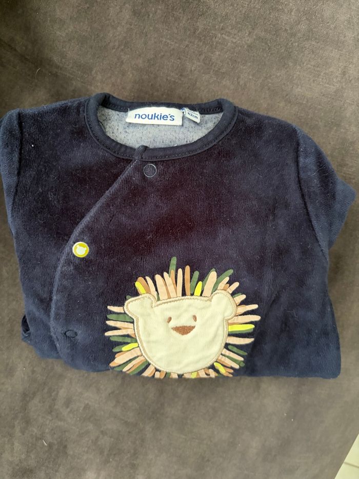 Pyjamas velours ourson - photo numéro 2