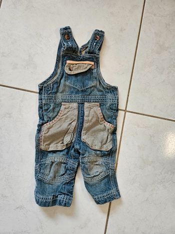 Salopette en jean bébé garçon tao 6 mois BBG