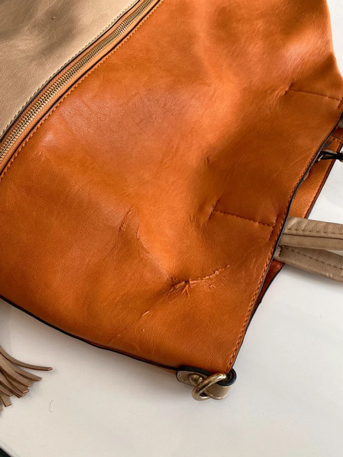 Ensemble 3 pièces sac à main pochette maquillage porte carte - photo numéro 8