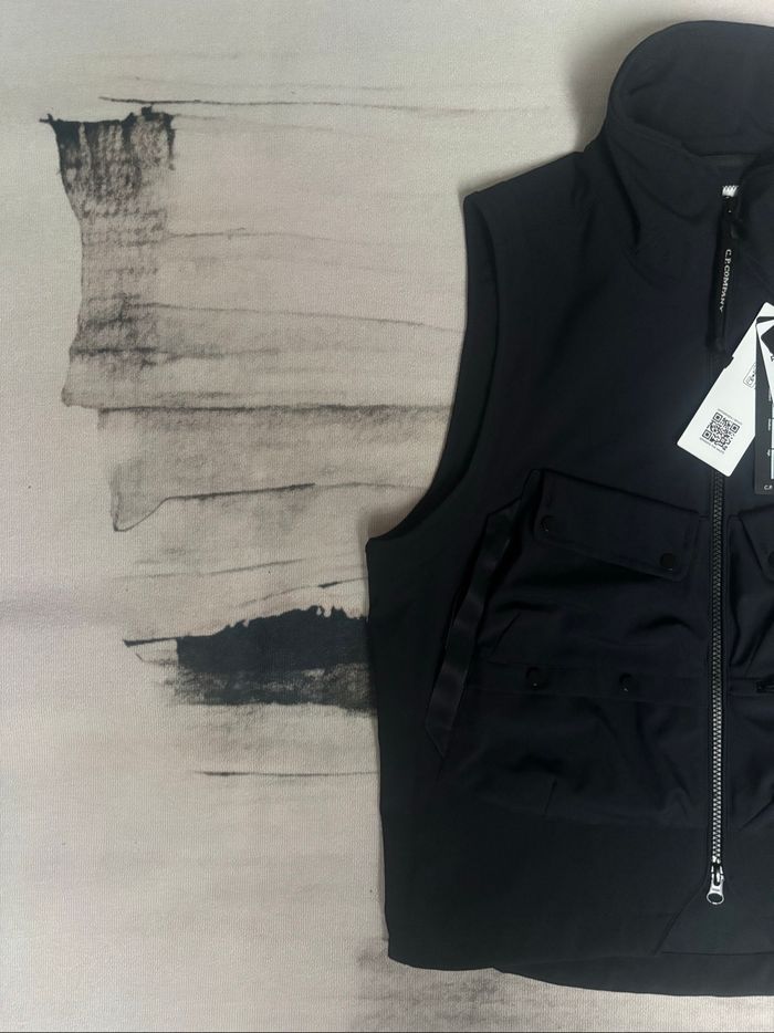 Veste sans manche C.P Company bleu marine taille S/46 - photo numéro 2