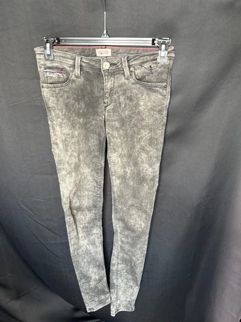 Jean slim, Tommy Hilfiger, 36, 38 extensible gris, légèrement pailletée