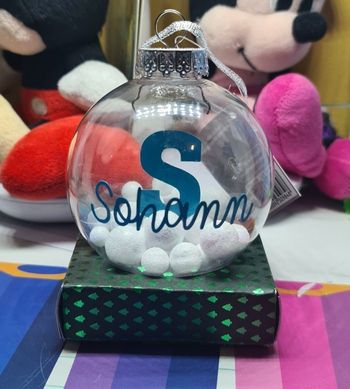 Boule de noël personnalisé