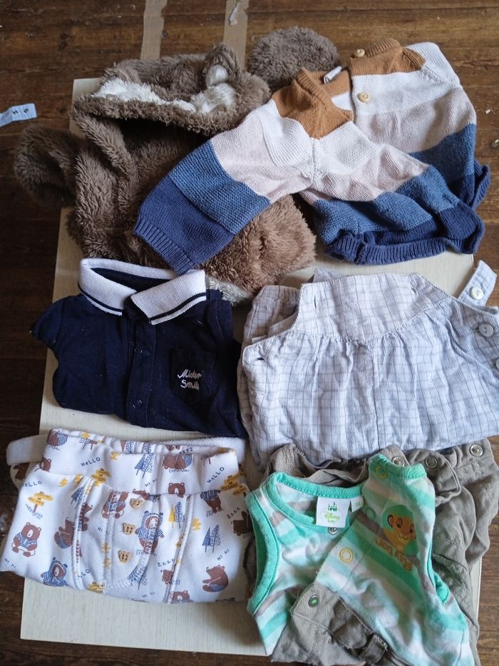 Lot de vêtements bébé garçon 1 mois - photo numéro 3