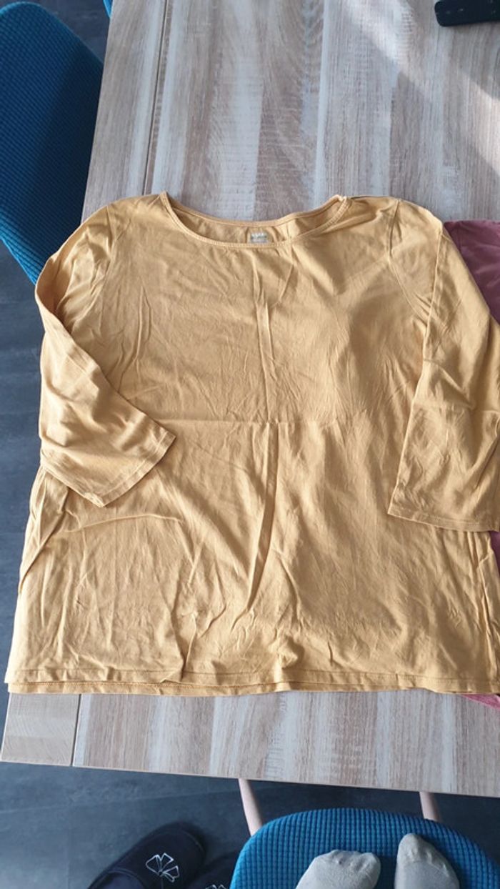 Tee-shirt kiabi manches trois quarts - photo numéro 2