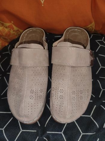 Mules Sabots femme beige p38