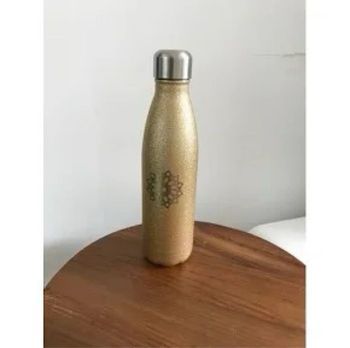 Gourde paillettes or neuve