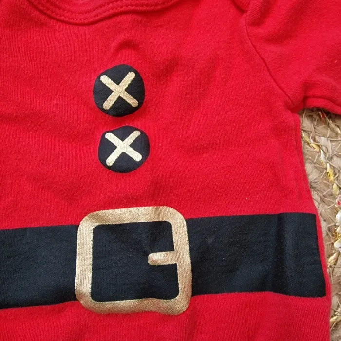 Body bodie Noël Manches longues naissance - photo numéro 2