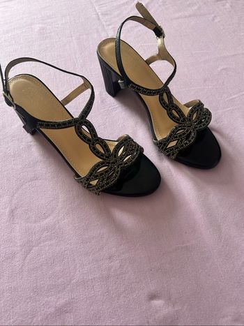 Sandales à talons taille 40 noires O’Moda