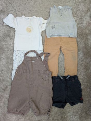 Lot vêtements 6-9 mois