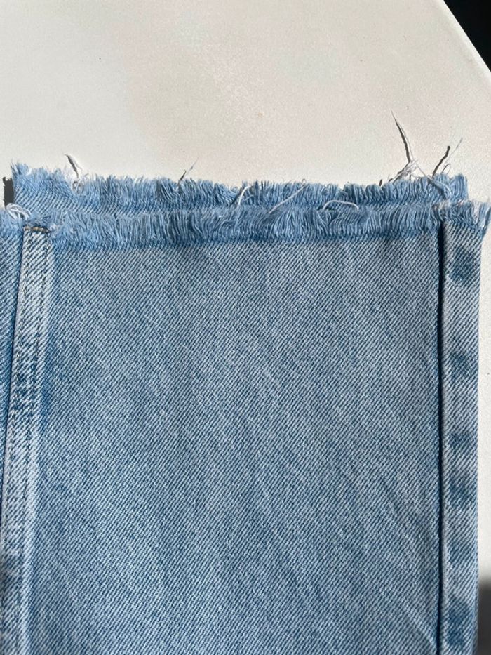 Jean straight fit bleu clair Zara xxs - photo numéro 8