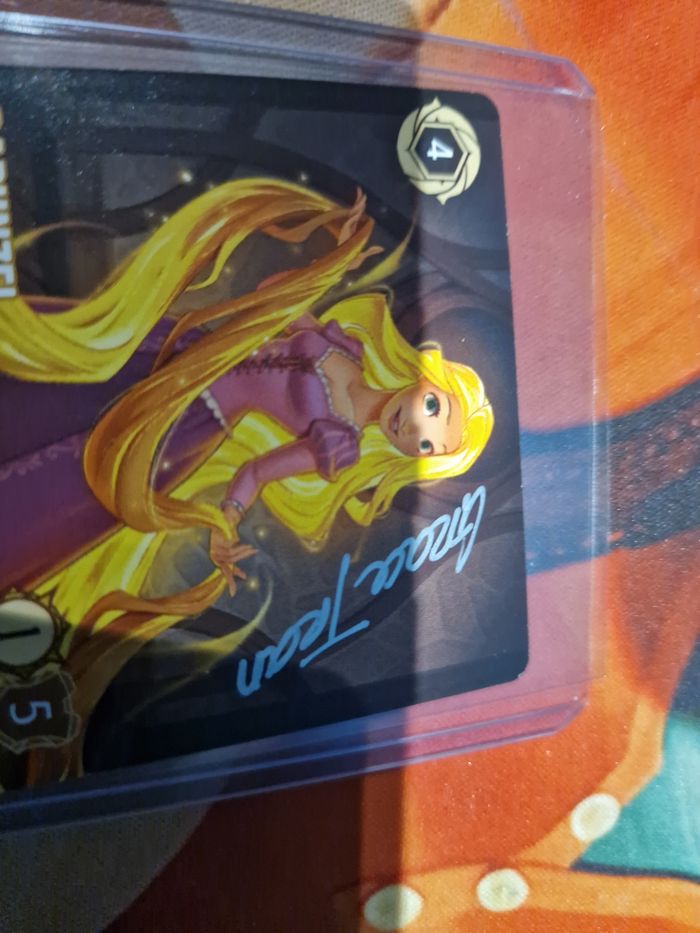 Carte Lorcana – Rapunzel (Challenge, Non-Foil) Signée par l’Illustratrice - photo numéro 5