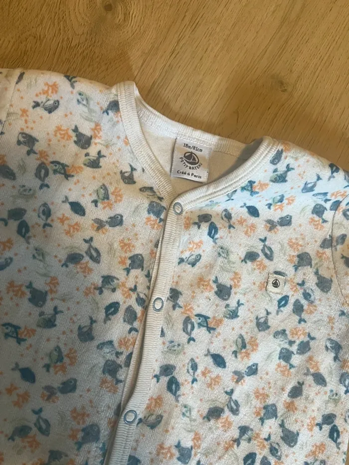 Pyjama velours Petit bateau - photo numéro 2
