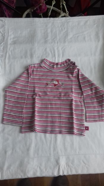 1 tee-shirt manche longue fille 18 mois 