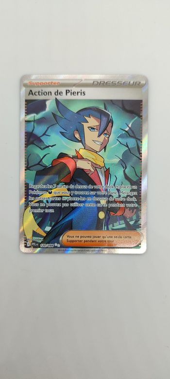 Carte pokémon action de pieris 120/094