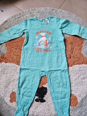 Pyjama poisson- 24 mois