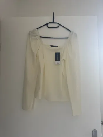 Haut blanc transparent Dorothy Perkins