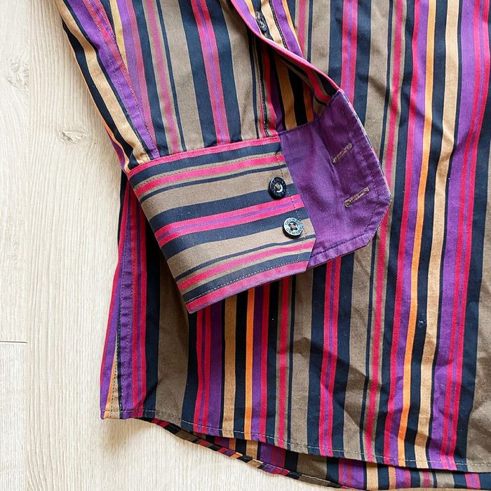 Devred Slim Fit Chemise à Rayures Homme Exclusive Vintage Collection Chic Parisian Style (Taille M) - photo numéro 4