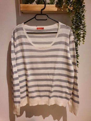 Pull + débardeur offert femme Tissaia taille 46/48 en très bon état