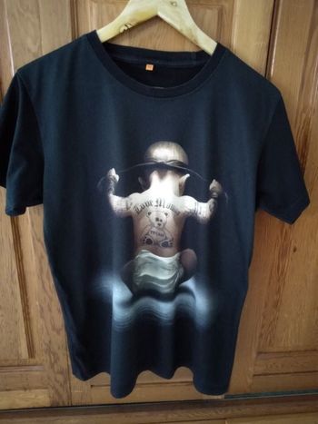 Tee shirt motif bébé guerrier