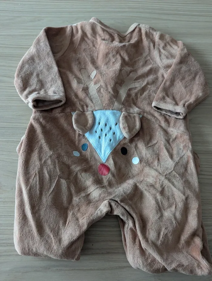 Pyjama noël renne, 18 mois Vertbaudet - photo numéro 4