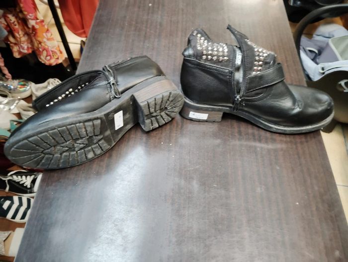 Bottes taille 39 noir - photo numéro 3