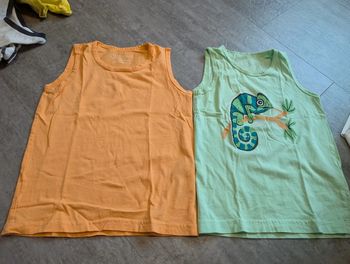 Lot débardeurs garçon 5/6 ans comme NEUFS