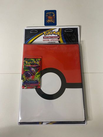 Carte Pokemon Portfolio avec booster ME02 neuf scellé 