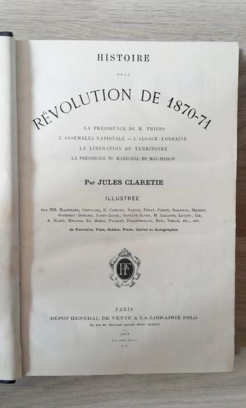 Histoire de la Révolution de 1870-71
