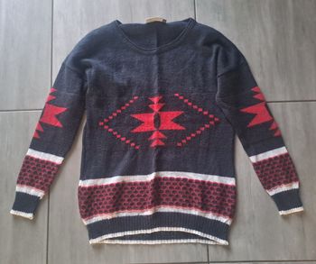 Pull tricolore Acrylique Mohair KWoman Taille M 